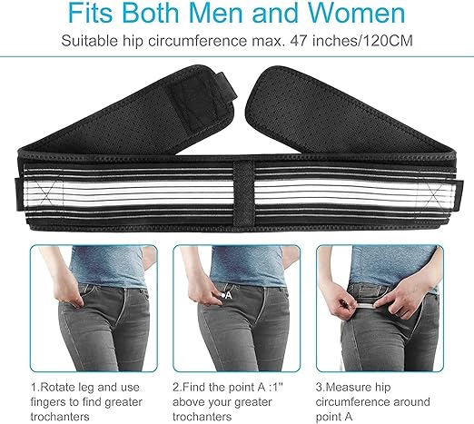Pelvic Support Belt – SI Joint, Hip & Lower Back Stabilizer