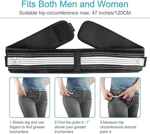 Pelvic Support Belt – SI Joint, Hip & Lower Back Stabilizer
