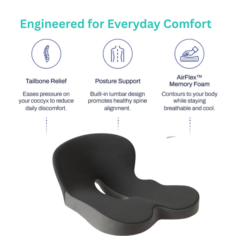 RoadSpine™ – Tailbone & Lower Back Pain Relief Cushion