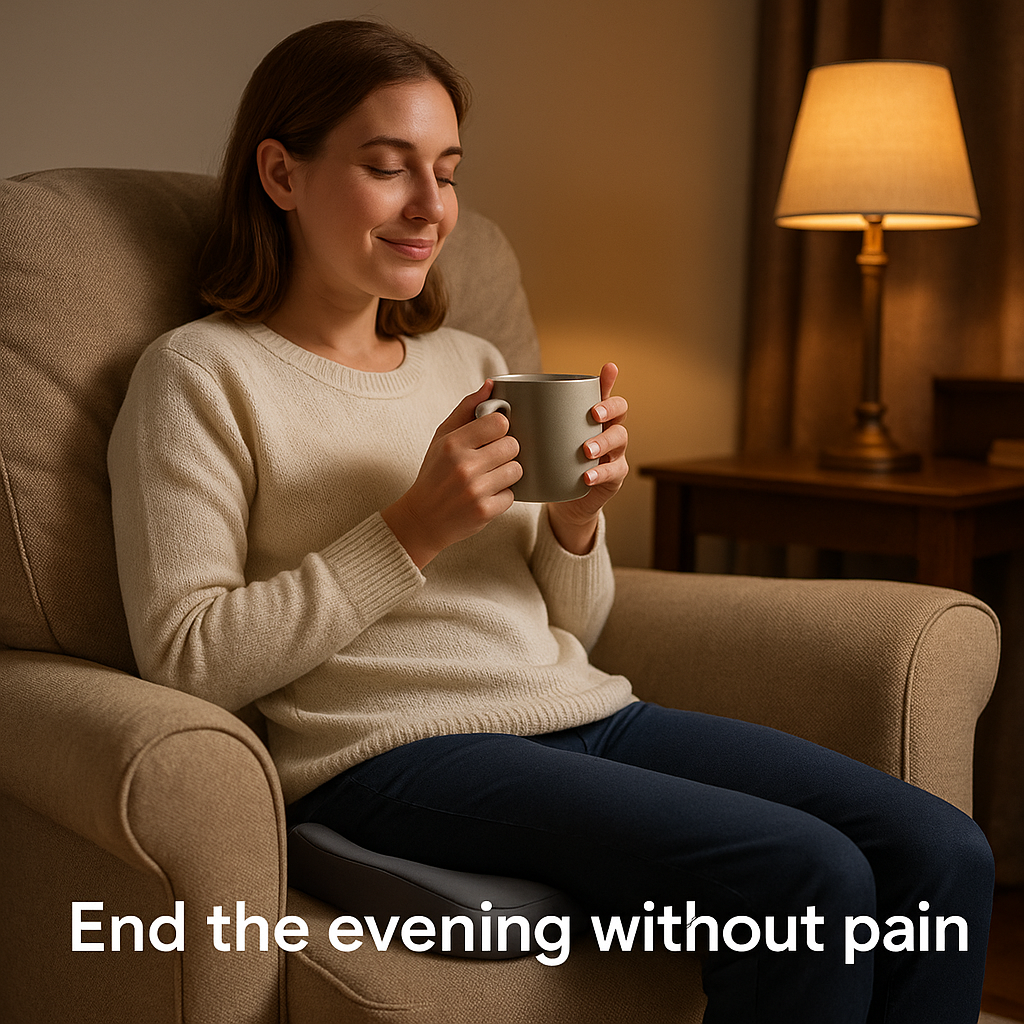 RoadSpine™ – Tailbone & Lower Back Pain Relief Cushion